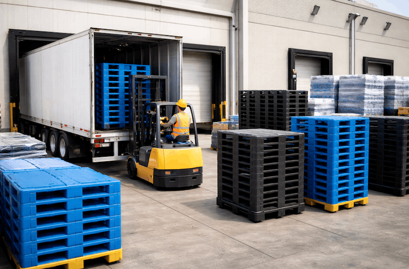 Plastic Beverage Pallets from Greystone Pallets